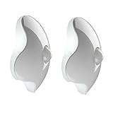 (2pack) Hallomall™ Clover Style 6 Led Wireless Led Stick Anywhere Night Lights, Human Body Sensor Light, Light Control Wall Lights / Wall Sconces, Nursery Motion Night Light (White)