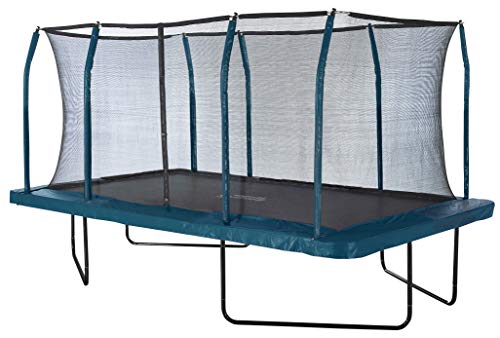 Outdoor Heights Super Round Trampoline Replacement Safety Pad |Spring Cover for Rectangular Trampoline | Durable, Water Resistant, 10" Wide| Fits Most Brands| 9' x 15' Foot - Aquamarine