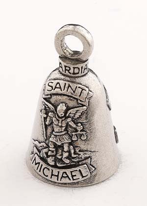 SAINT MICHAEL GUARDIAN BIKER BELL WITH HANGER