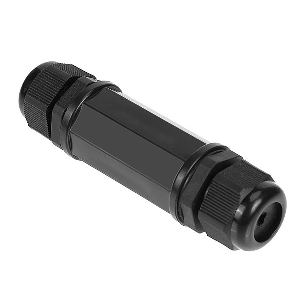 NFHK Locking Waterproof CAT6 RJ45 Female to Female Lan Ethernet Network Extension Adapter Coupler