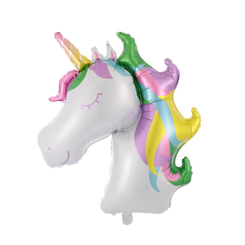Unicorn Head Foil Balloon, 85cm (2 pack)