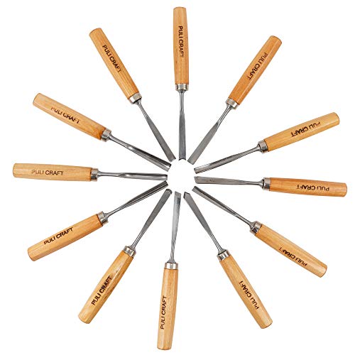 Puli Craft Wood Carving Knife Tools Set Gouges Chisels Sharpening