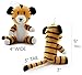 Mini Regit The Tiger Plush, 5-Inch Tall Hanging Stuffed Animal Toy