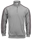 Adidas Men's Pindot 1/4 Zip Up Pullover Sweatshirt