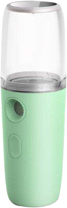 Nano Fog Sprayer Body Humidifier Facial Steamer Moisturizing Skin Care Mini Facial Spray Beauty Tools Mist Cooling Device&(color:Green)