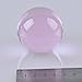 LONGWIN 50mm(2 inch) K9 Solid Crystal Ball with Free Stand Suncatcher (Pink)