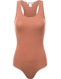 FPT Womens Basic Tank Top Bodysuit TUSCANY MEDIUM