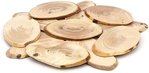 Wood Trivet for Hot Dishes,Pot Holders,Hot Pads,Round Table Top,Country Style Kitchen - Handmade from Natural Aromatic Pine Wood for Pots and Pans - Premium Quality - Ø 7.88 Inch. (1-pack)