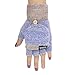 Flammi Ladies Girls Knit Fingerless Gloves with Mitten Cover (Pair)