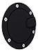 All Sales 6052K Black Billet Aluminum Ring and Fuel Door