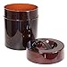 Kilovac - 8 oz to 2.5 lbs Airtight Multi-Use Vacuum Seal Portable Storage Container for Dry Goods, Food, and Herbs - Mocha Tinted Body/Cap