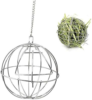 Hay Manger Food Ball Lesgos Anti Bite Pet Feed Hanging Ball