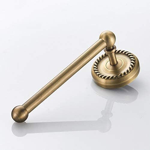 WOMAO Toilet Paper Holder Brass Antique Wall Mounted Vintage Toilet Roll Holder Retro Style for Kitchen Bathroom WC Paper Storage - Image 5