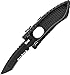Schrade SCHSA2TBS Viper Assisted Side-Opening Drop-Point Folding Knife, 3-Inch, Black