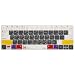 MOSISO Silicone Keyboard Cover Compatible with MacBook Pro with Touch Bar 13 and 15 inch 2019 2018 2017 2016 (Model: A2159, A1989, A1990, A1706, A1707) with Touch ID, Mac OS X Shortcut, White primary