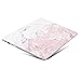 iCasso 2 in 1 Macbook Air 13 Inch Case Durable Rubber Coated Plastic Cover For Macbook Air 13 Inch Model A1369/A1466 With Keyboard Cover (Pink Marble)