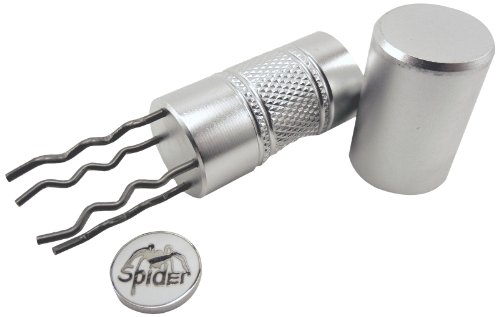 Insta Golf Spider Divot Tool, Silver