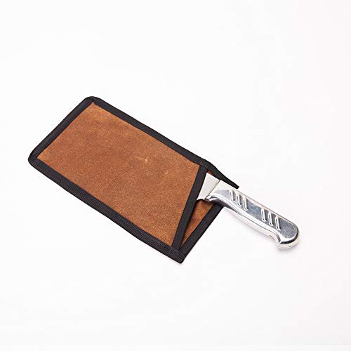 Durable Cleaver Edge Guard, 16OZ Waxed Canvas Knife Covers, Heavy Duty