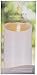 Darice 30017393 Luminara Flameless Candle, Unscented Outdoor Pillar Candle, 9 In, Ivory/Cream (Pack of 1)