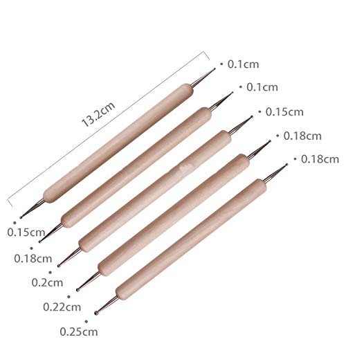 Wartoon 24Pack Sculpting Tools with Reusable Pouch for Polymer Clay Pottery Ceramic Art Craft