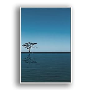 Framed Canvas Wall Art for Living Room, Bedroom Coast and Sea Canvas Prints for Modern Home Decoration Ready to Hang - 16"x24" inches