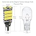 HX-CQHY 921 LED Car Bulb Super Bright T15 912 W16W 4014-45SMD Chipsets LED T15 Bulbs Used for Backup Reverse Lights, Canbus No Error 6500K Xenon White(4pcs/pack)