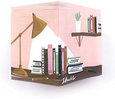 Idlewild Library Design Sticky Note Self Stick Cube