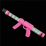 Rhode Island Novelty Deluxe Glow Pink Ping Pong Ball Shooter Moon Blaster Gun