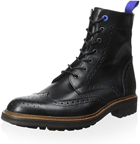 Moods of Norway Men's Tarald Lace up Boot, Black, 42 M EU/9-9.5 M US