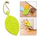 Topoint Silicone Door Stopper Wedge Finger Protector, 4 Pack Premium Cute Colorful Cartoon Leaf Style Flexible Silicone Window/Door Stops set with Lanyard for Home Garden Office