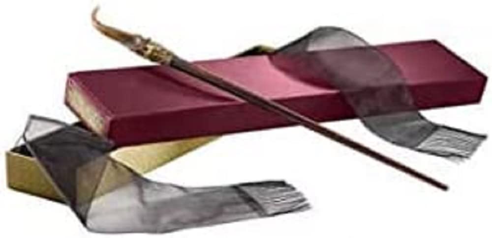 Nicolas Flamel Wand in Collectors Box by The Noble Collection - 14 inch Nicolas Flamel Wand With Collectors Wand Box - Fantastic Beasts Film Set Movie Props Wands
