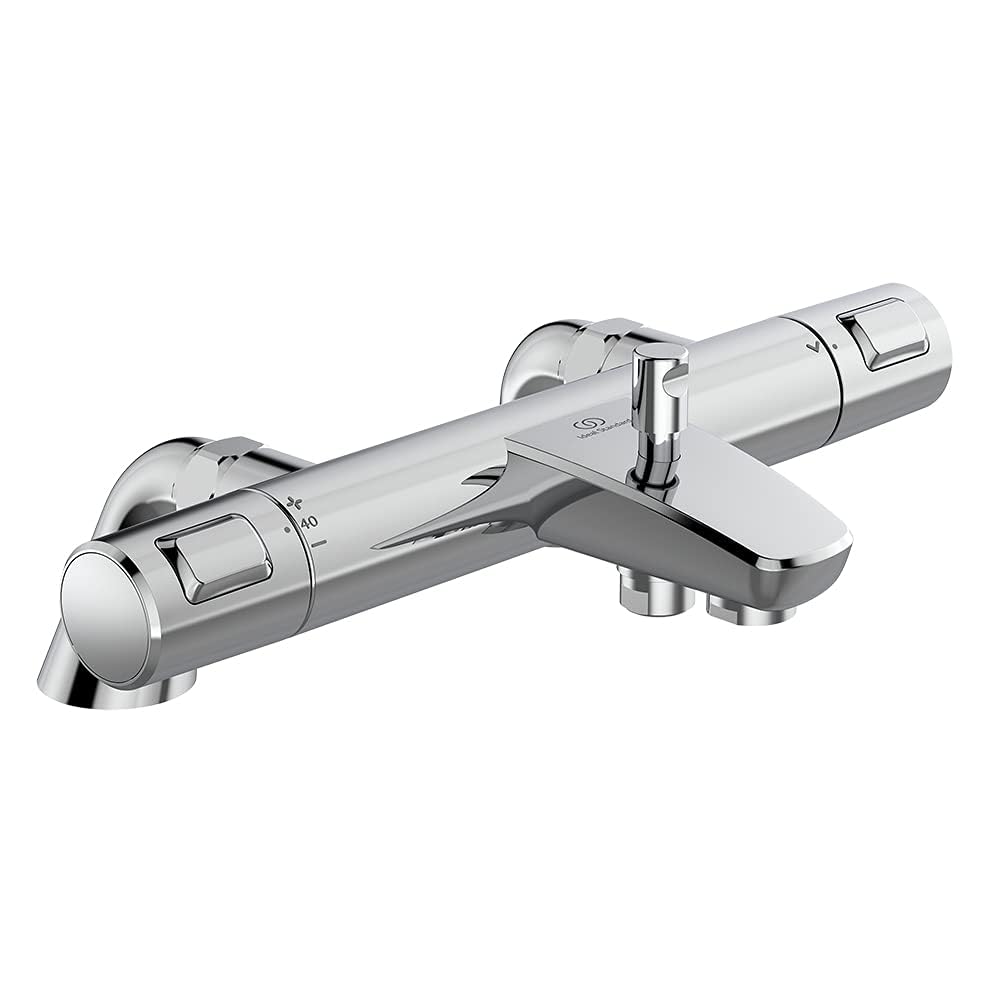 Ideal Standard Ceratherm T25 Exposed Thermostatic Rim Mounted Bath Shower Mixer, Chrome — image 1