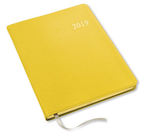 2019 Gallery Leather Large Monthly Planner Key West Sundance 9.75"x7.5"