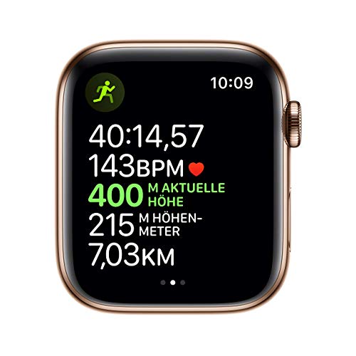ایگرد | قیمت و خرید Apple Watch Series 5 (GPS + Cellular, 44 mm)  Edelstahlgehäuse Gold - Sportarmband Stein