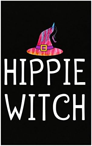 Funny Halloween Hippie Witch Tie Dye Hat - Poster