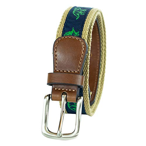 image for Wembley Men's Wembley Boys Animal Novelty Fabric Belt,Dinosaur,M, Medi