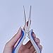 Pandahall 1pc Carbon-Hardened Steel Ferronickel Long Chain Nose Pliers Needle Nose Pliers Handy Jewelry Pliers 6.1x2.36 Inch