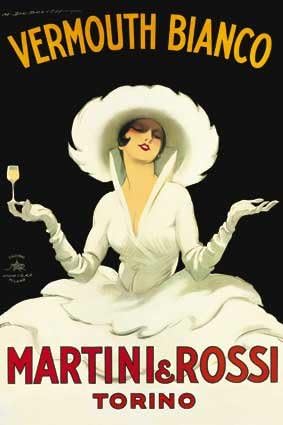 Canvas Edition: Martini and Rossi, Gallery Wrap Canvas
