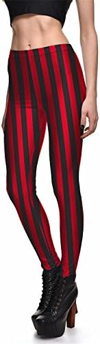 Beverly Stewart Hot Sexy Fashion Hot Pirate Leggins Pants Digital Printing Red Leggings For Women