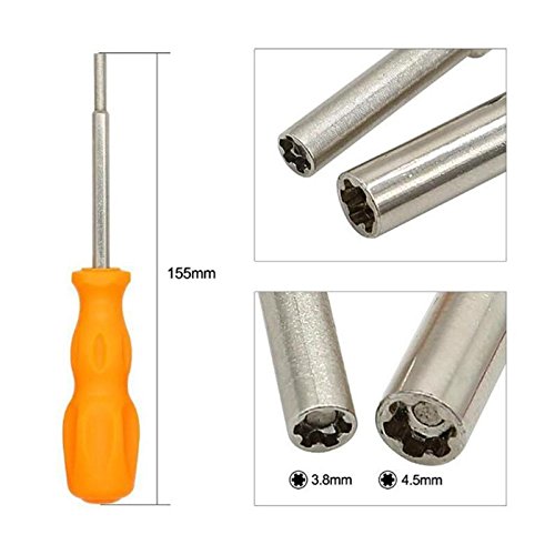 HATOLY 8pcs Repair Full Tools Disassembly Screwdriver Kit Game Bit Set for Switch