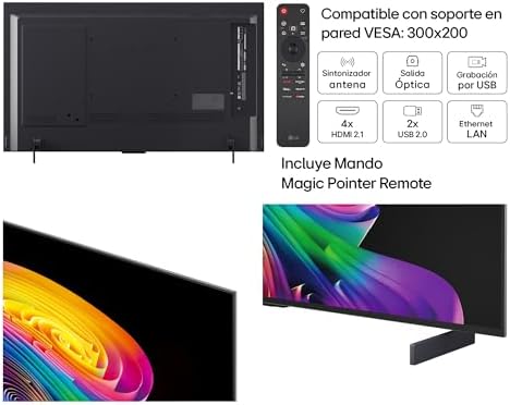 OLED48C64LA - Smart TV OLED EVO AI 48" 4K sem reflexos 98,9%, 2026