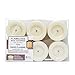 Sterno Home, Cream Inglow Battery-Operated 1-3/4-Inch Flameless Wax-Covered LED Votive Candle, 6-Pack