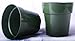 Seed Kingdom 50 New 6 Inch Standard Plastic Nursery Pots ~ Pots are 6 Inch Round at The Top and 5.6 Inch Deep (50 Pots, Green)