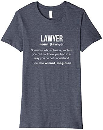Womens Lawyer Definition Cool Lawyer T-Shirt Small Heather Blue