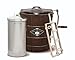 White Mountain Hand Cranked Ice Cream Maker with Appalachian Series Wooden Bucket, 4 Quart (PBWMIMH412-SHP)