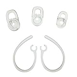 SET 3pcs SML Earbuds 2pcs Good Earhooks for Plantronics Voyager Edge Mobile Bluetooth Wireless Headset Earloops Earclips Small Medium Large Eargels Eartips Ear Hook Loop Clip Bud Gel