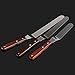 Icing Spatula, BESTOMZ 3 Offset Cake Spatula Set with Wooden Handle Stainless Steel Cake Decorating Spatulas (5.7