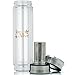 TEA TUMBLER & TEA INFUSER BOTTLE - 14oz Tea Cup with Loose Leaf Tea Strainer, Portable Tea Infuser Travel Mug, Hot & Iced Tea Maker