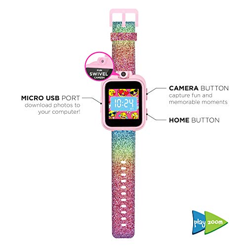 iTouch PlayZoom Kids' Digital Smartwatch with Camera, Clock, and Interactive Active and