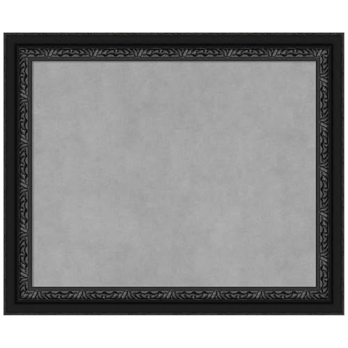 Amanti Art Black Framed Magnetic Board 20x24 Small Vision Board for use with Ma…